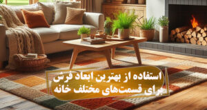 بهترین ابعاد فرش