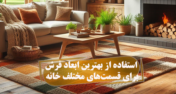بهترین ابعاد فرش